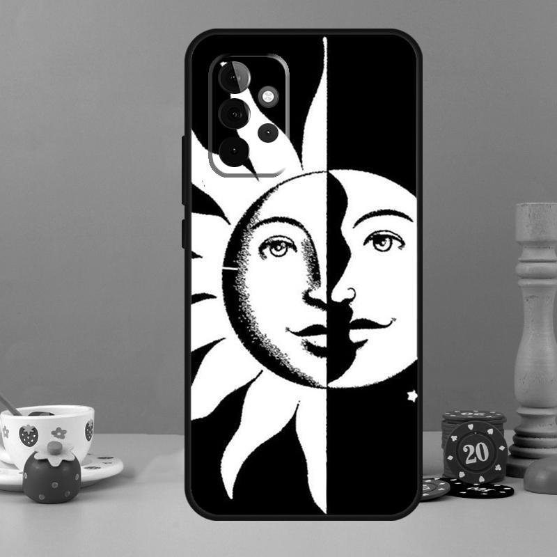 SUN AND MOON Mystic Zodiac Case For Samsung Galaxy A55 A56 A36 A54 A34 A14 A05 A16 A26 A12 A32 A52 A13 A33 A53 A15 A35