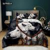 Animal Dream Catcher Duvet Cover Set Indian Dream Catcher Animal Bedding Set Adults Exotic Style Bohemia Polyester Quilt Cover