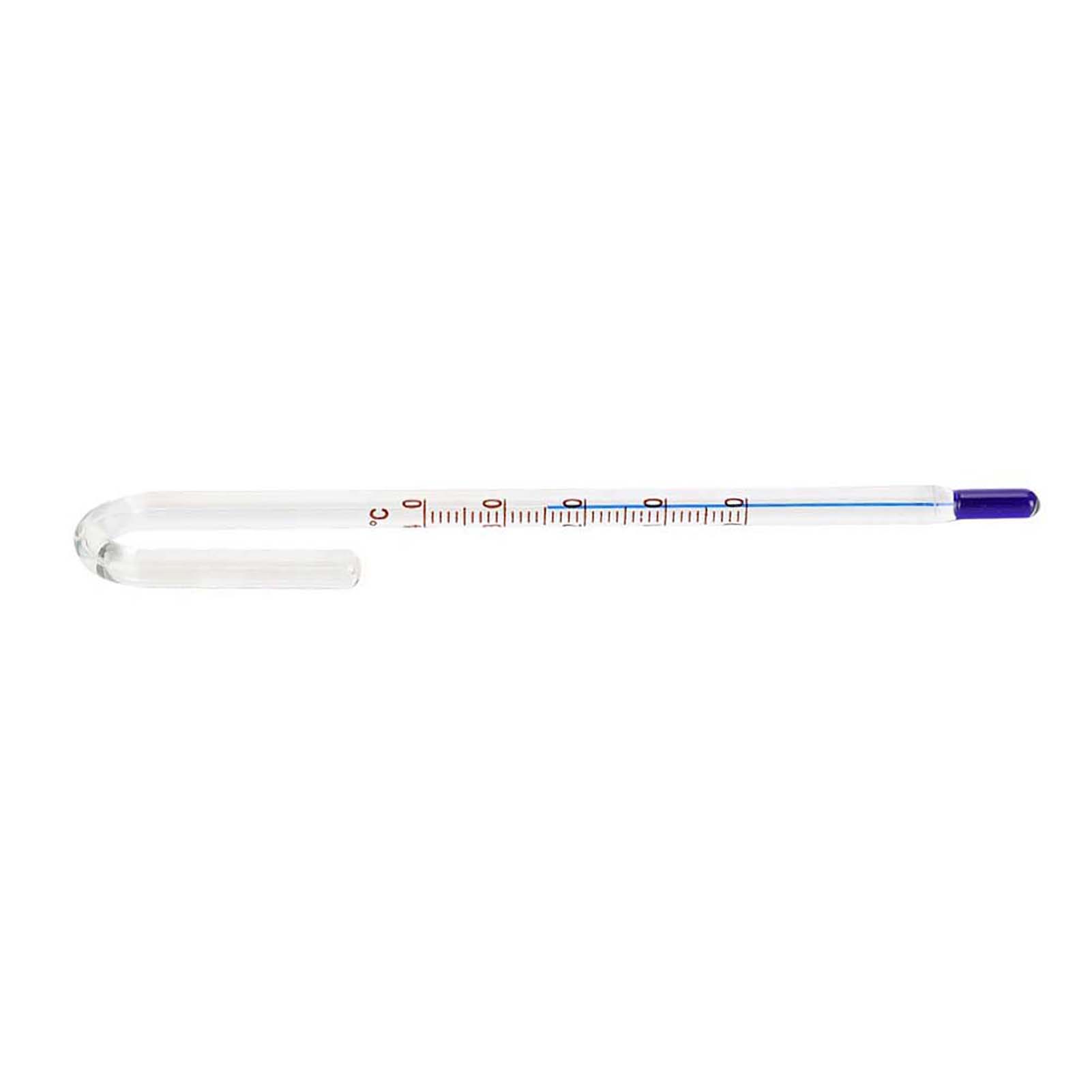 Aquarium U-vormige Hangende Glazen Thermometer Vis Water Temperatuur Monitor Hoog