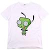 Kawaii Invader Zim Graphic TShirt Happy Hug Ready Zim Image Cute Cartoon T Shirt Unisex Women Retro T Shirt Oversized T Shirt