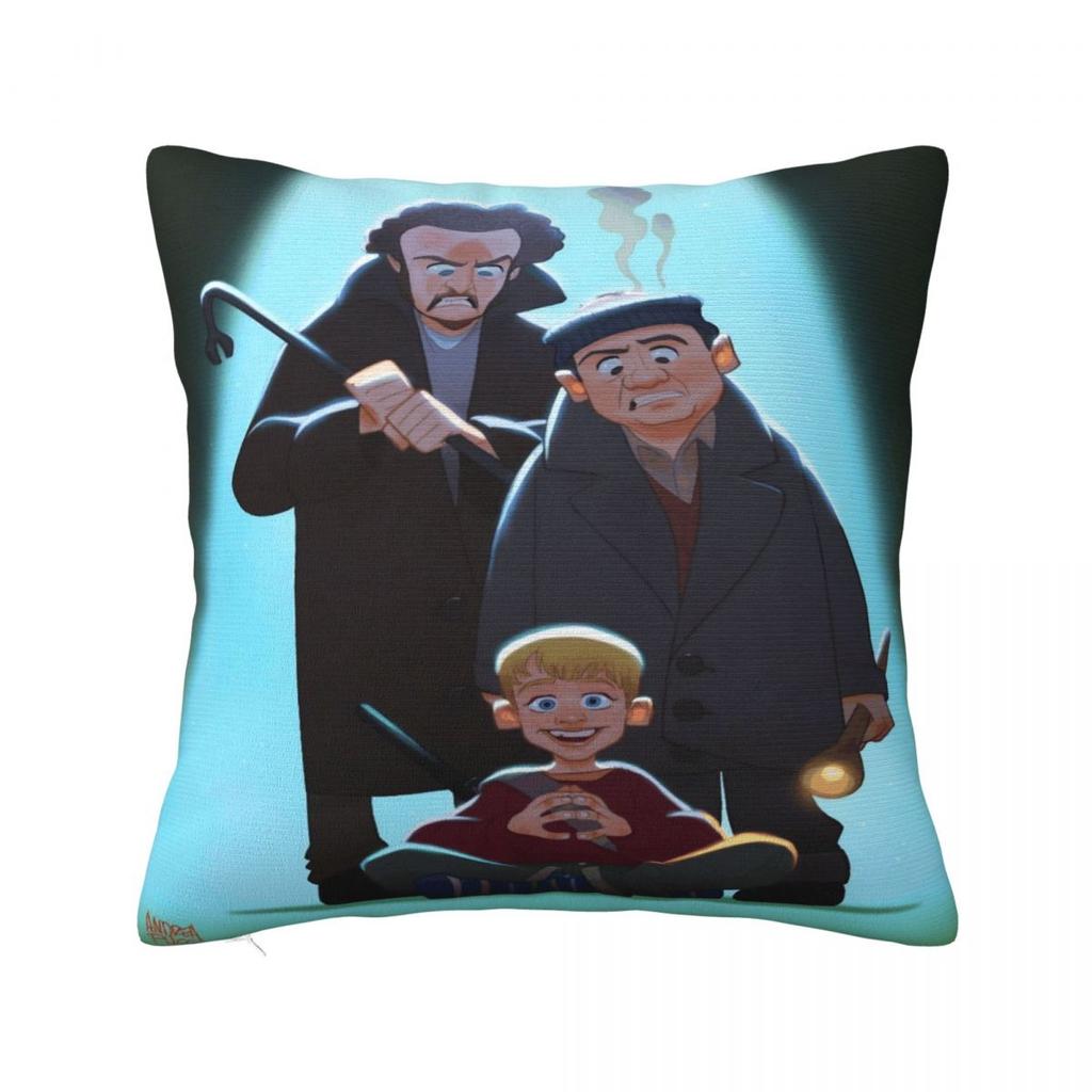 Movie Home Alones Pillow Cover Christmas Morden Pillow Case For Living Room Chair Cushion Cover Soft Graphic Pillowcases Gift