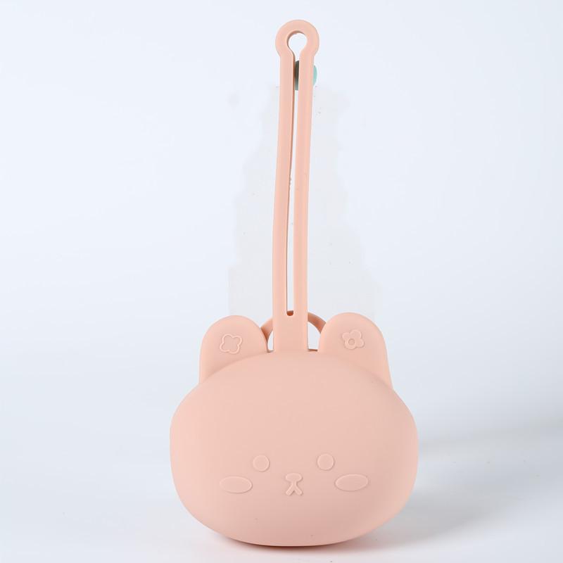 Pacifier Storage CasePortable Baby Pacifier Storage CaseSilicone Storage CasePacifier Drop-proof Case with Lanyard