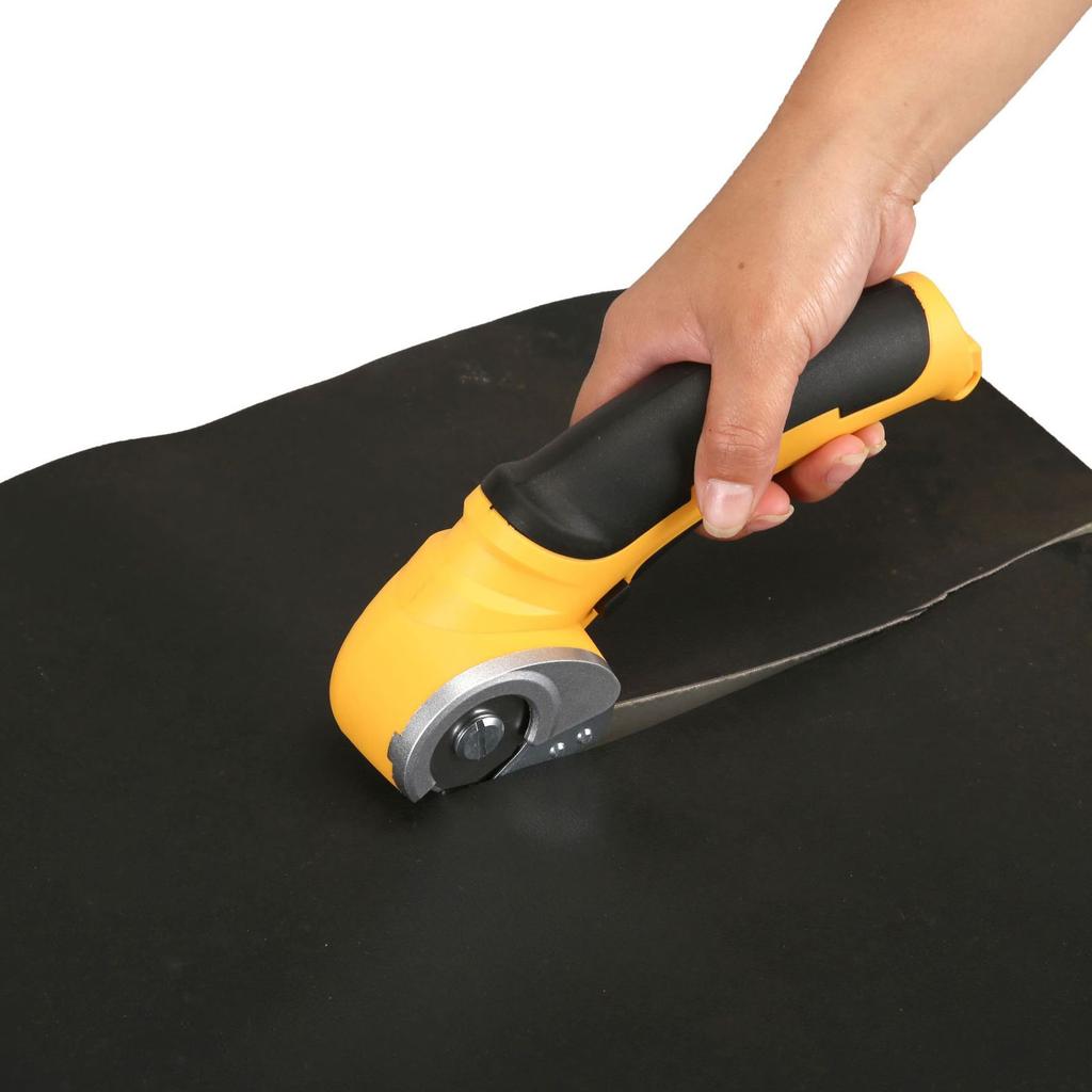 Cordless Electric Scissors ABS Handle Stainless Steel Blade Handheld Electric Craft Scissors for Cloth