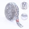 Self-Adhesive Sparkling Resin Diamond Color Ribbon, Totaling 2.5 Yards, Suitable for Crafts, Phone Gifts, Wedding, And Party Decorations