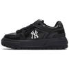 Chunky Liner Slip Resistant Low Top Skateboard Shoes Unisex Black Sneakers 3ASXCWL4N-50BKS