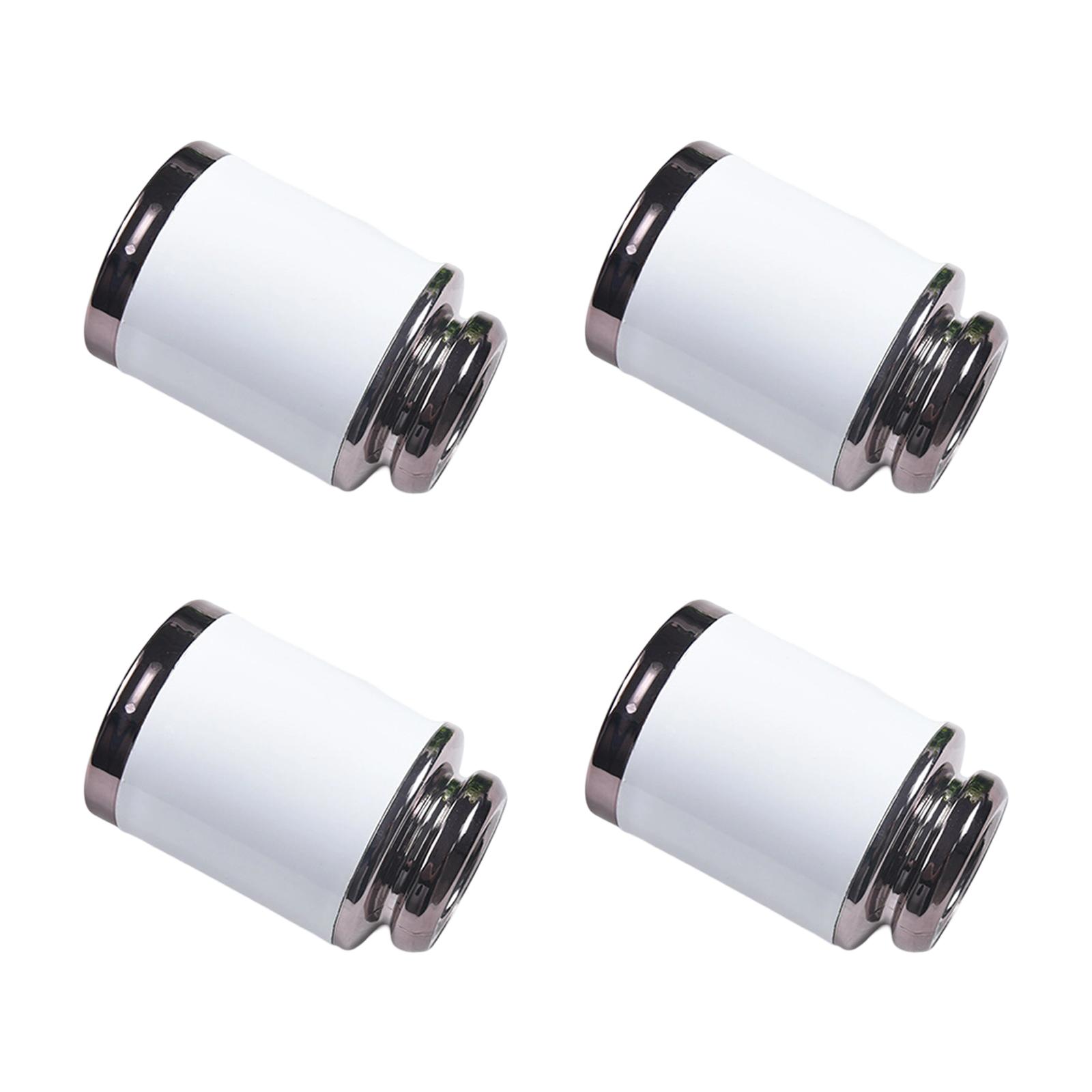 

4 шт. Современные художественные наконечники Стильный минималистичный набор наконечников для карниза для штор для декора дома или офиса A