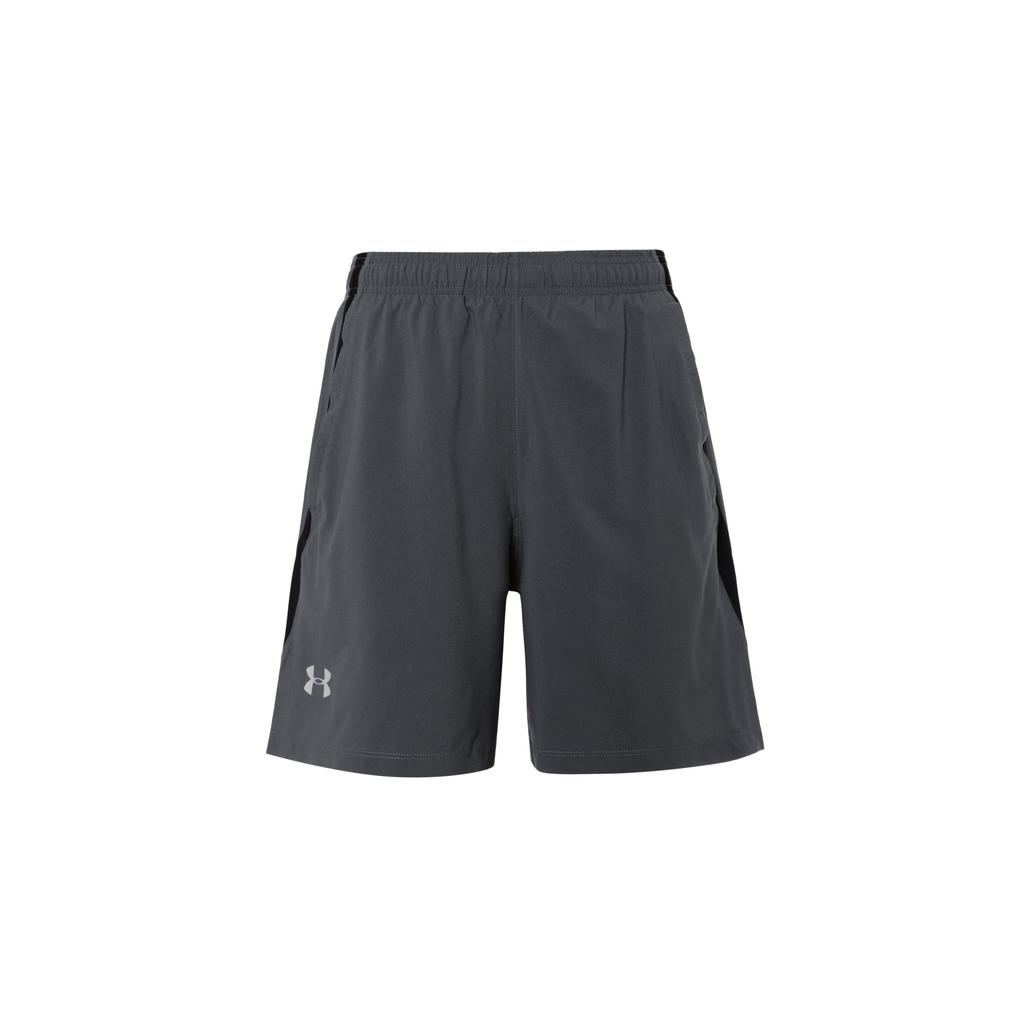 Under Armour Solid Color Lace-Up Casual Shorts Men Shorts Gray 1326572-012