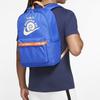 Nike Zaino Regular Unisex Heritage in Poliestere Blu DV6070-405