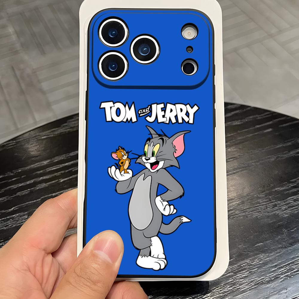 Cartoon T-toms J-jerrys Phone Case For IPhone 17 Pro Max 16 15 14 Pro Max 13 11 X Xs Xr 8 7Plus Silicone Cover