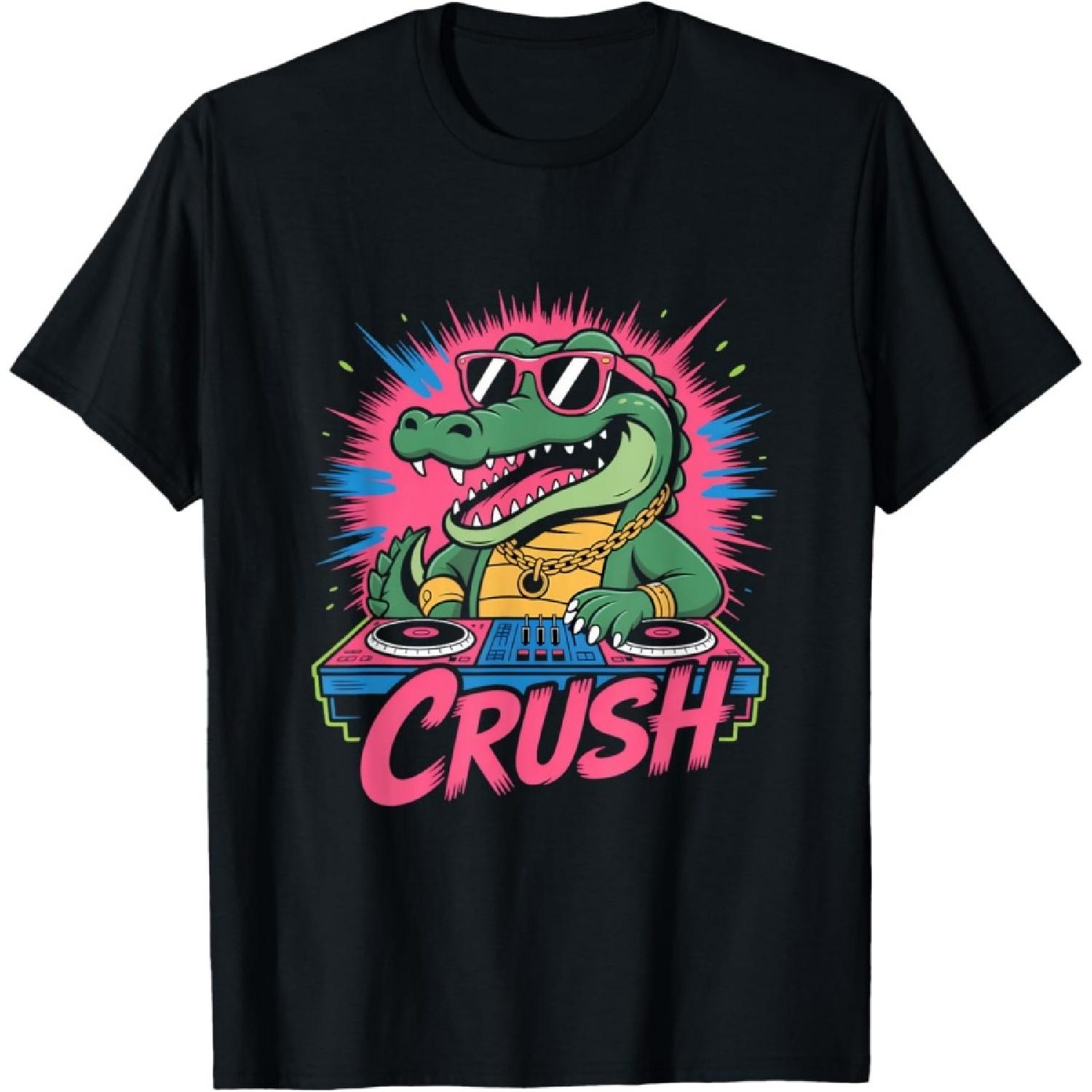 Crocodile DJ Crush Beat Vibes T-Shirt S