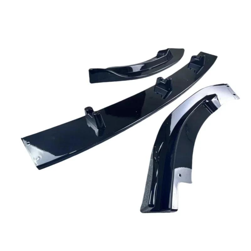 Maxton Style Car Front Bumper Lip Spoiler For VW Golf MK6 GTI Golf MK6 GTI 2009-2013 Front Boot Bumper Chin Protector Spoiler Glossy Black
