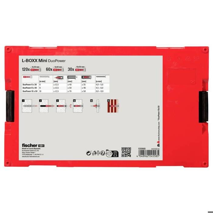 Accessoire de fixation - FIXtainer - DUOPower - Couleur noire - Vendu à l'unité