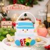 1piece Christmas Decoration Cartoon Handbag Santa Claus Gift Bag Apple Bag Candy Bag Gift Bag