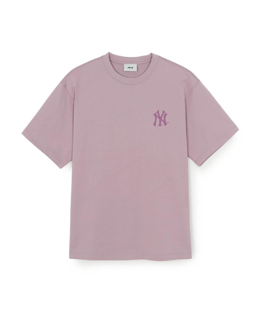 Emelbi Classic Monogram Big Lux Oversized Short Sleeve T-Shirt Ny (L.Lavender)