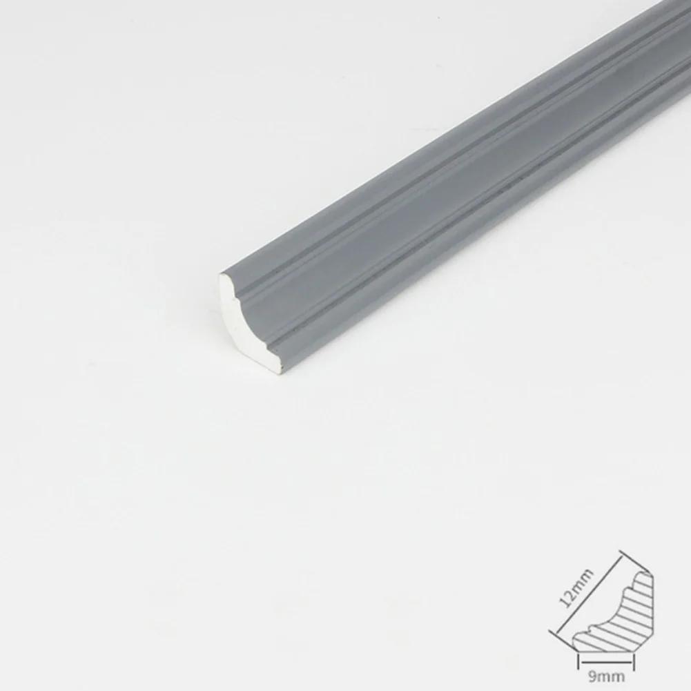 Linea di Bordo Parete Autoadesiva da 1 Metro Striscia Decorativa Battiscopa Bordo Piastrelle Linea Vita Adesivi Murali 3D Angolo Decorazione Parete Casa