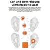 KEYSION Slow Rebound Memory Foam+Transparent Liquid Silicone Ear Tips SML Noise Isolating Soft Safe Eartips Earphone Accessories