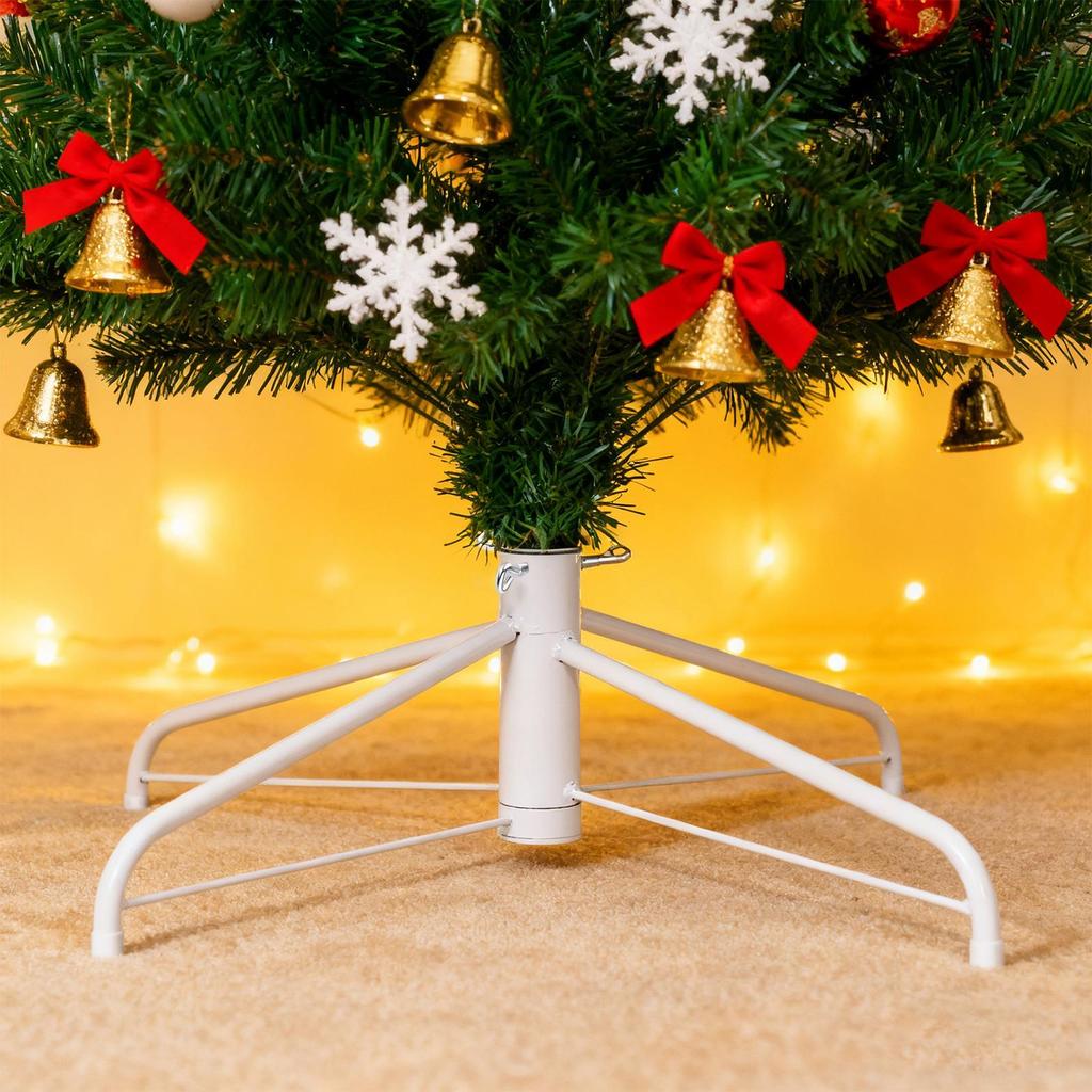 Christmas Tree Stand Christmas Artificial Tree Metal Stand Base Decorative Display Replacement Holder for Lawn Garden Bedroom