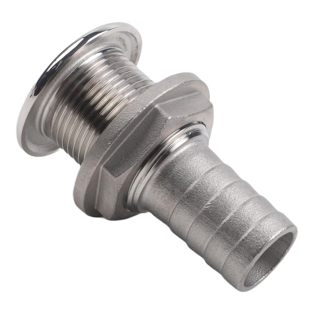 Stainless Steel 316 Marine Vent Yacht Fitting Semi-threaded Design