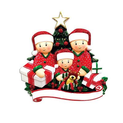 DIY Family Statue Christmas Decorations For Home Xmas New Year 2022 Christmas Decoration On Tree Ornament