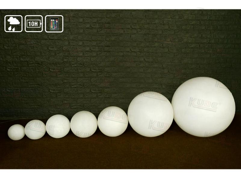 LED Luminous Sphere for Outdoor Wedding, Lawn, or Pool Party Decor