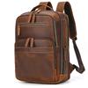 Retro Fashion Leather Men Backpack Business Male 15 16" Laptop Bag Daypacks Large Capacity Travel College School Bag Large