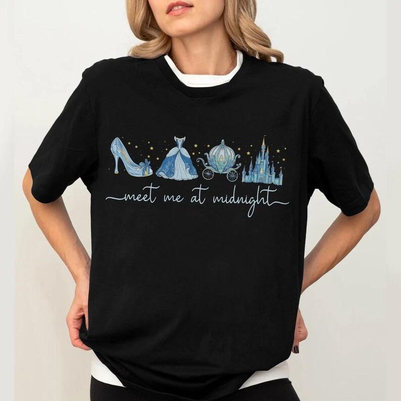 Meet Me At Midnight Cinderella Inspired T Shirt Unisex 2 S