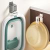 2 Pieces Punch-Free Basin Storage Rack Wall Mounted Wash Basin Holder Wash Basin Hooks  Bathroom