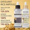 Peel Shot Glow Rice Peeling Ampoule White Rice Ampoule + Black Rice Ampoule Set, Soft Exfoliating Face & Body Scrub Dead Skin, Blackheads Remover for 
