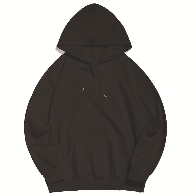 Men s and Unisex Loose Fit Christmas Pattern Hoodie L чёрный