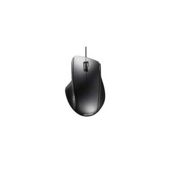 

Buffalo BSMLU300BK Wired Laser 5-Button Mouse, Black