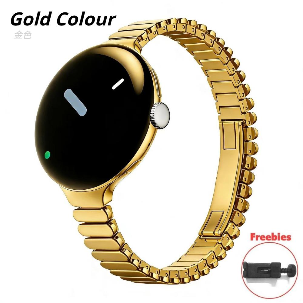 Metal Strap For Google Pixel Watch 4 41mm Stainless Steel Replaceable Wristband for Pixel Watch 3 41mm Smart Watch Bracelet Strap