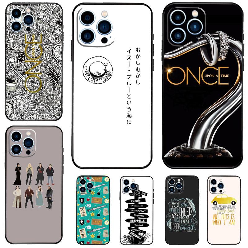 Once Upon A Time Phone Case For iPhone 15 16 Pro Max 13 11 12 14 Pro Max XR XS X 7 8 Plus 12 13 Mini Cover