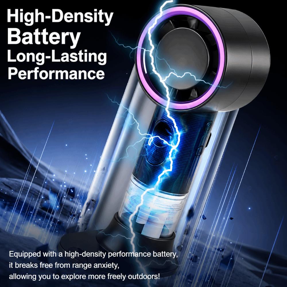 With Water Spray Misting Handheld Fan 3 Speed High-Speed Desktop Charging Fan  Summer Outdoor