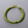 Avocado Gemstone Beaded Clavicle Chain Premium Neck Chain Summer Fresh Mori Dopamine Fashion Necklace