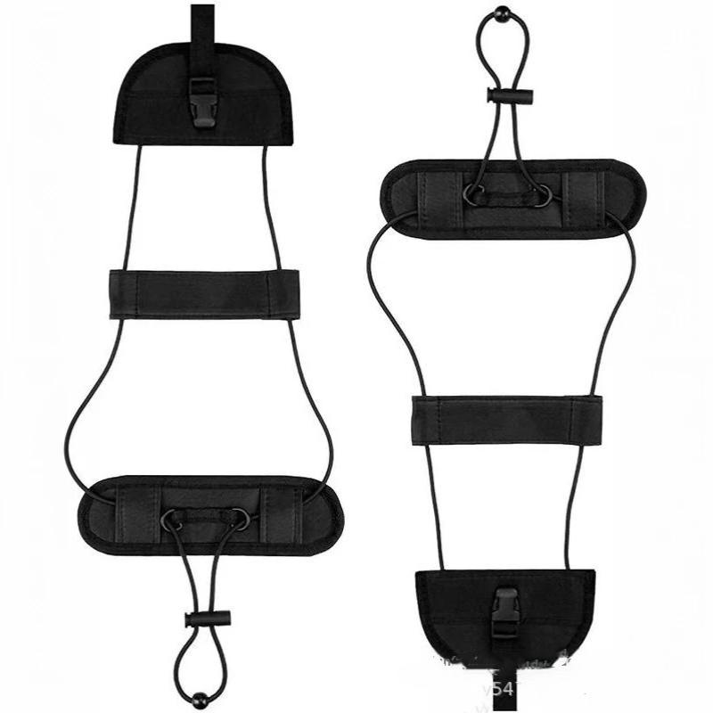 Travel Tied Black Durable Nylon Cargo Tie Down Luggage Lash Belt Strap With Cam Buckle Outdoor Camping Travel Tool