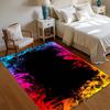 Rainbow Smoke Entry Door Mat Non-Slip Rug Durable E-sports Room Chair Carpet Washroom Floor Mat Home Carpet for Living Room Gift