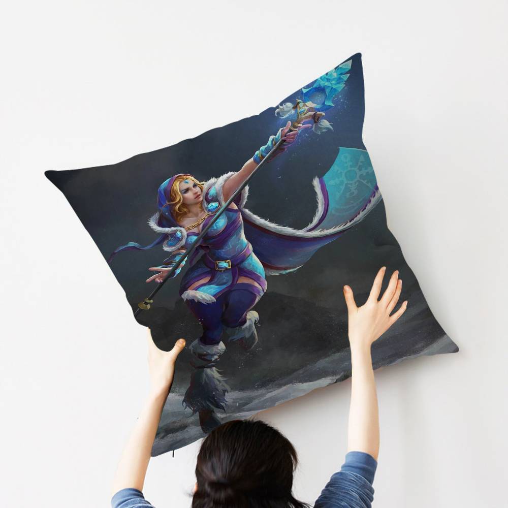 DDOTA  Character Stitch Lucky Dragon pillow cover sofa cushion cover home room decoration children gift