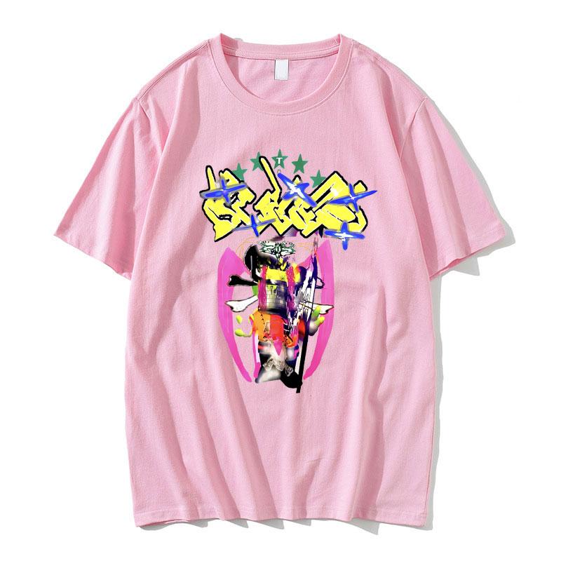Bladee 333 Skate Drain Gang Graphic T Shirts Men Women Hip Hop Oversized Short Sleeve Unisex Casual Tshirt Male Cotton Tshirts