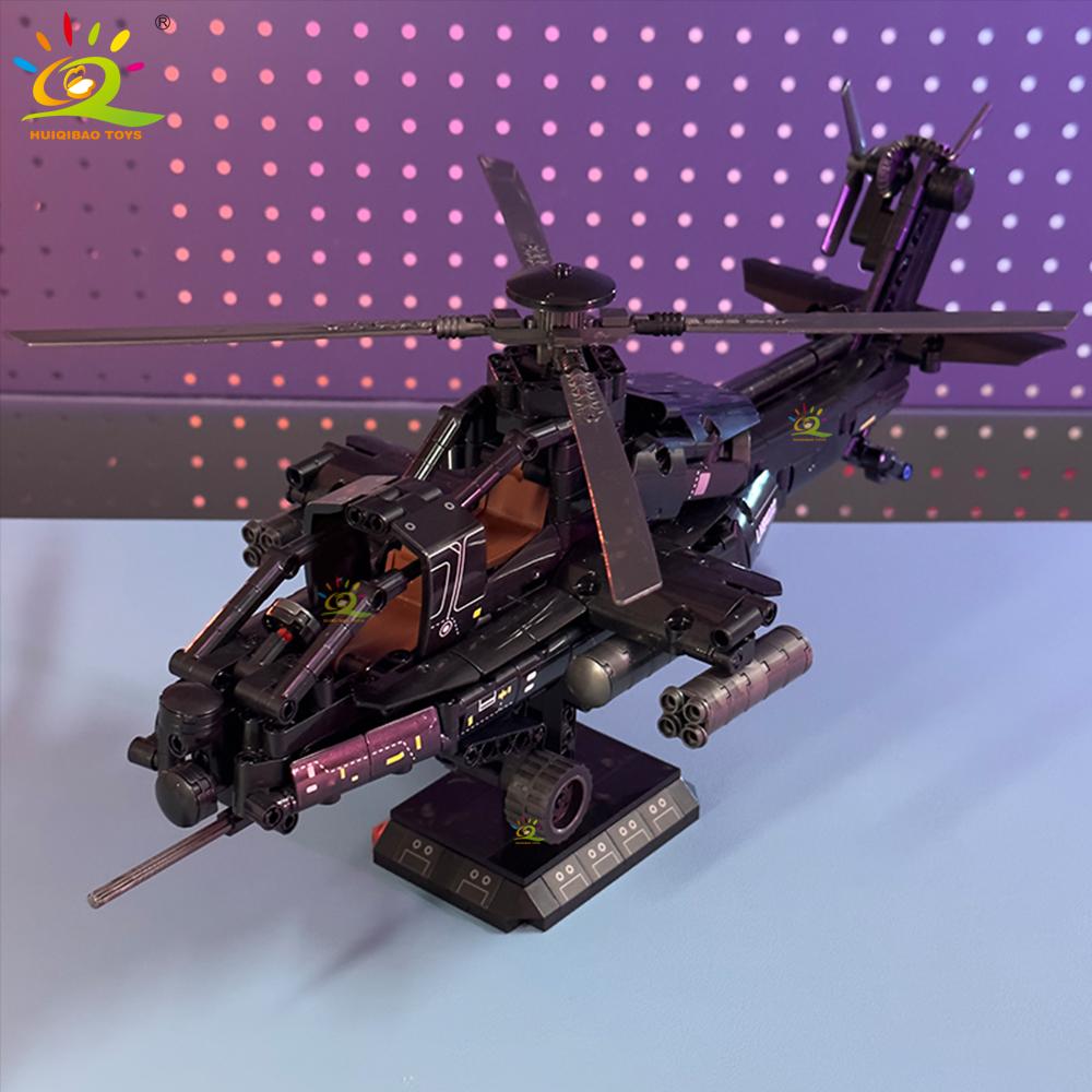 Non-Toxic Ww2 Military Helicopter Army Building Blocks Set For Children Airplane Weapon Bricks Toy City Bricks Gift Home Decor.