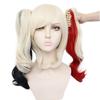 Halloween Anime Wigs Cosplay Wigs Costumes Peluca Styled Curly Synthetic Ponytail Heat Resistant Hair Halloween Party Prop