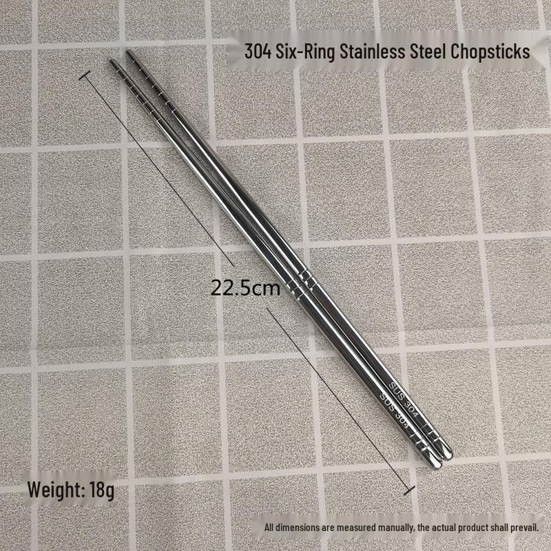 Gold & Silver Plated 304 Stainless Steel Extendable Chopsticks - Korean BBQ Tableware