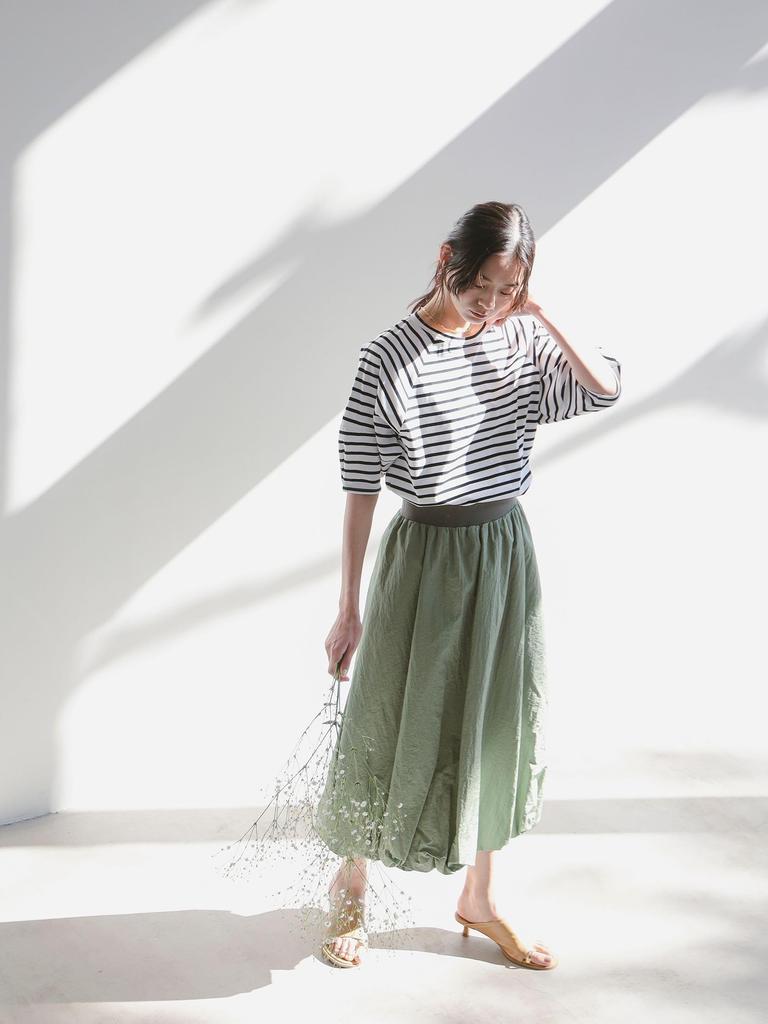 BEAMS Life Store by Beams Women's Ribbed Balloon Skirt (Sizes S-M)