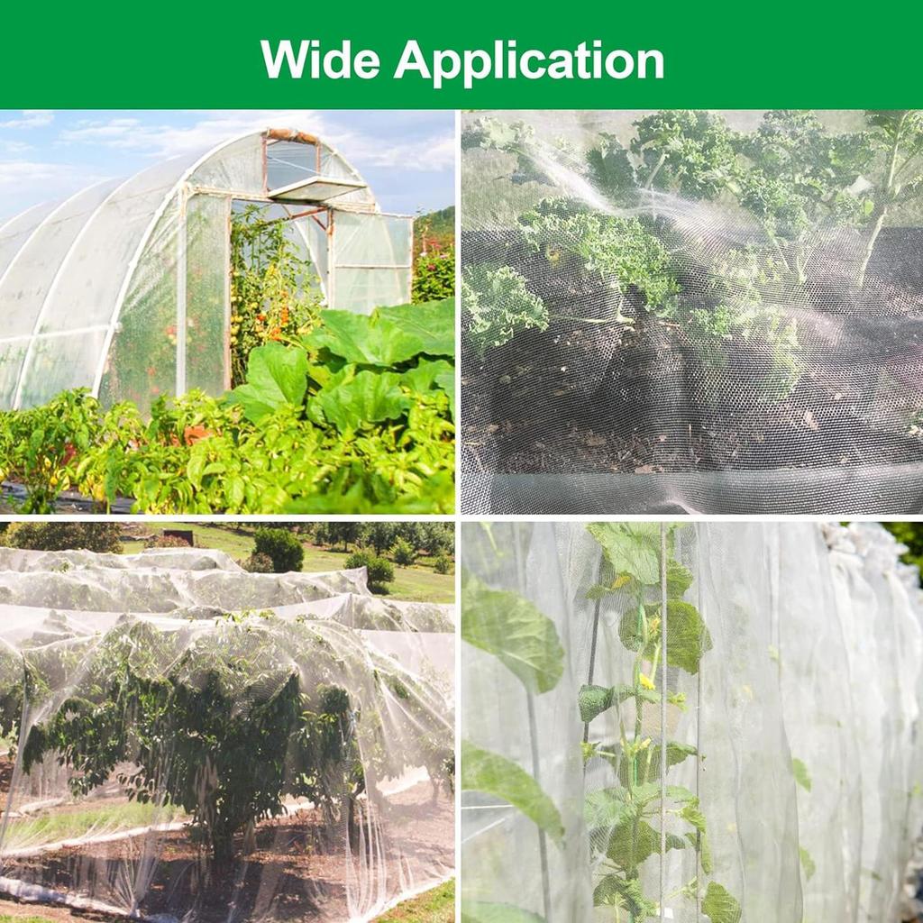 Mesh Plant Cover Heat Resistant Plant Netting Cover Garden Mesh UV Resistant Bird Netting Garden Netting Fly Barrier For