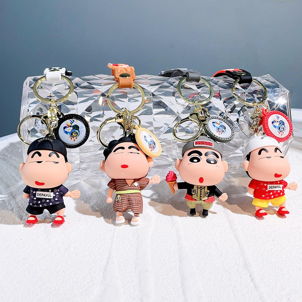 Shin Crayon Chan Toy Dolls Key Chain Bag Decoration Pendant Ornament Desktop