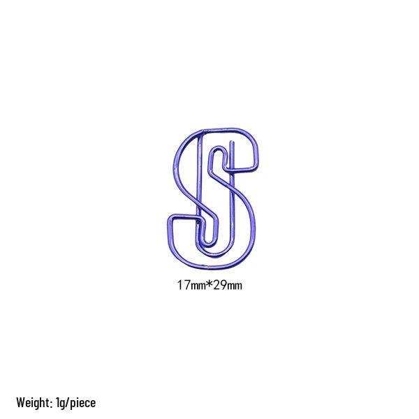 Electroplated Cartoon Insect & Plant Paper Clip Set for Organization