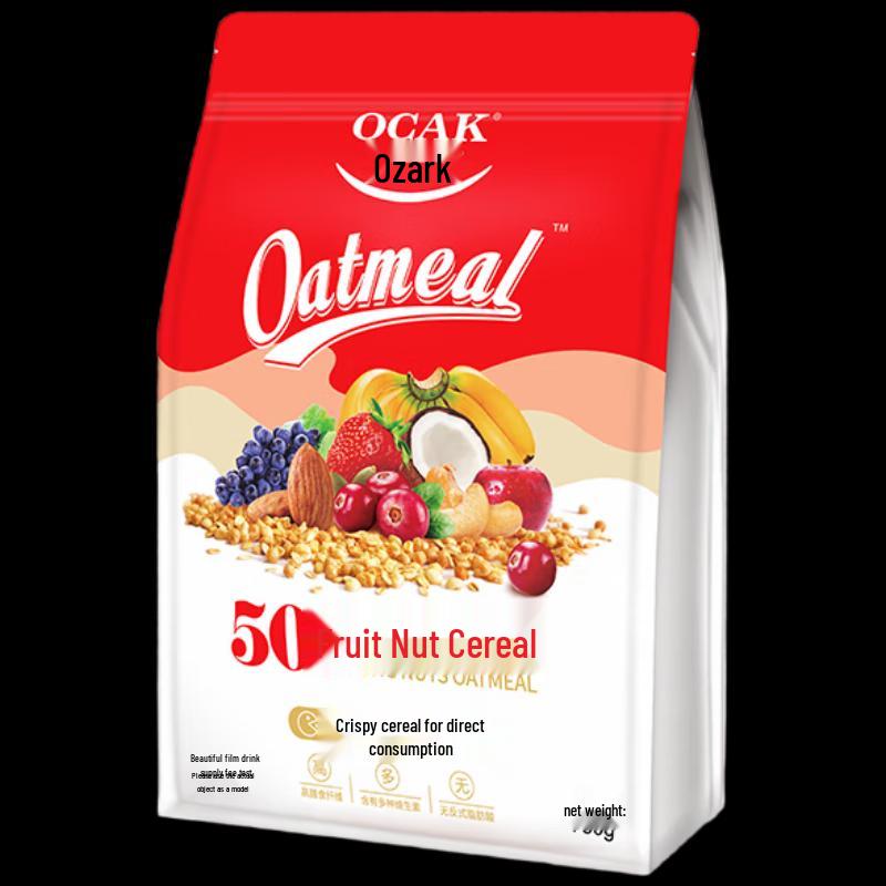 Ouzack Fruit & Nut and Strawberry Cereal Bundle