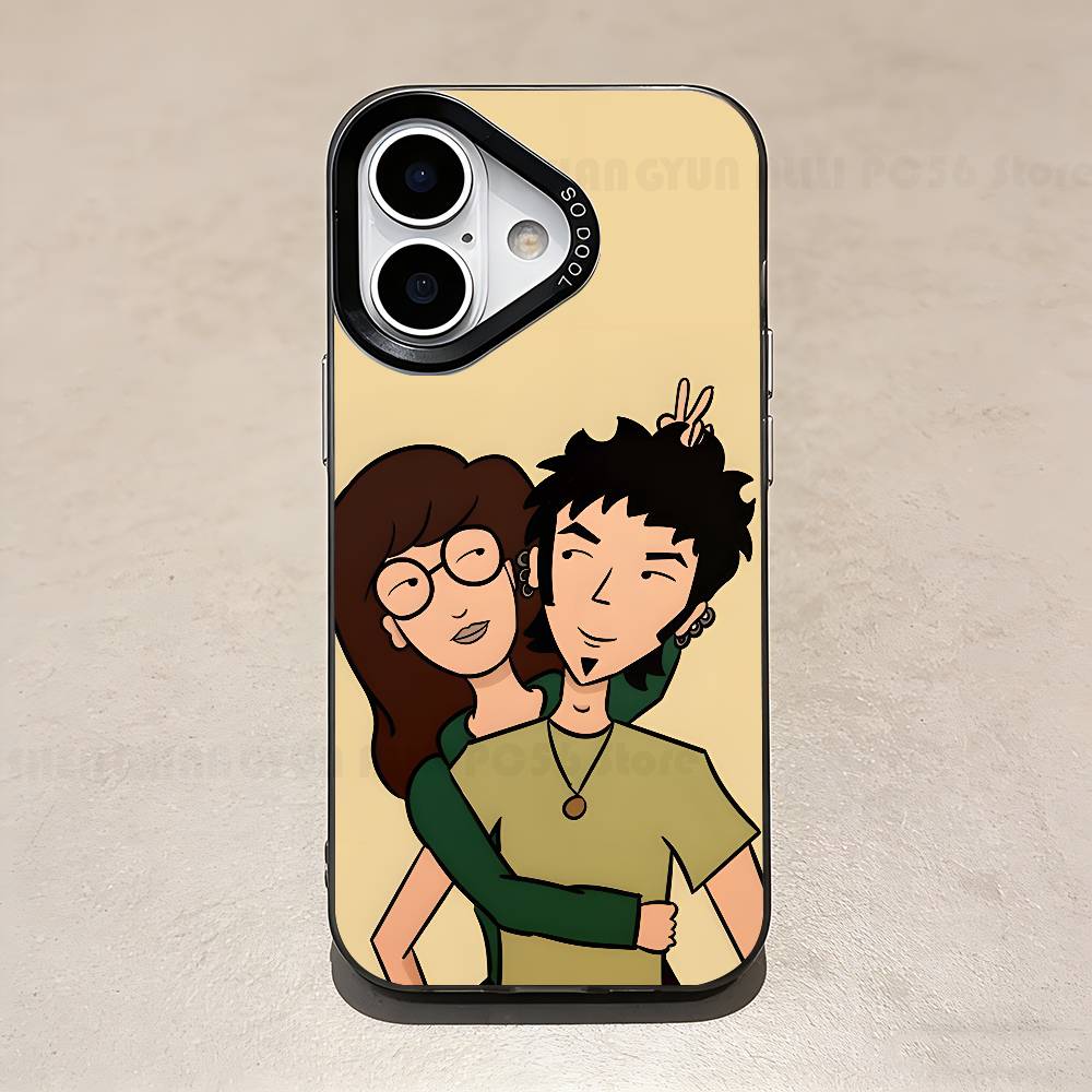 Cartoon D-Daria Case For IPhone 11 12 13 14 15 16 17 Pro Max XS X XR Cover