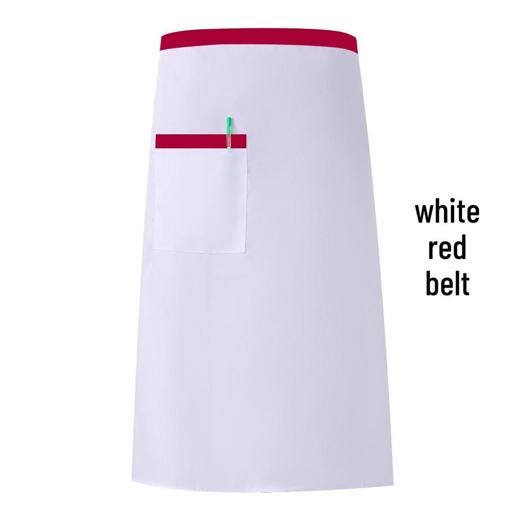 Stain-Resistant Printed Half Apron for Chefs and Waiters