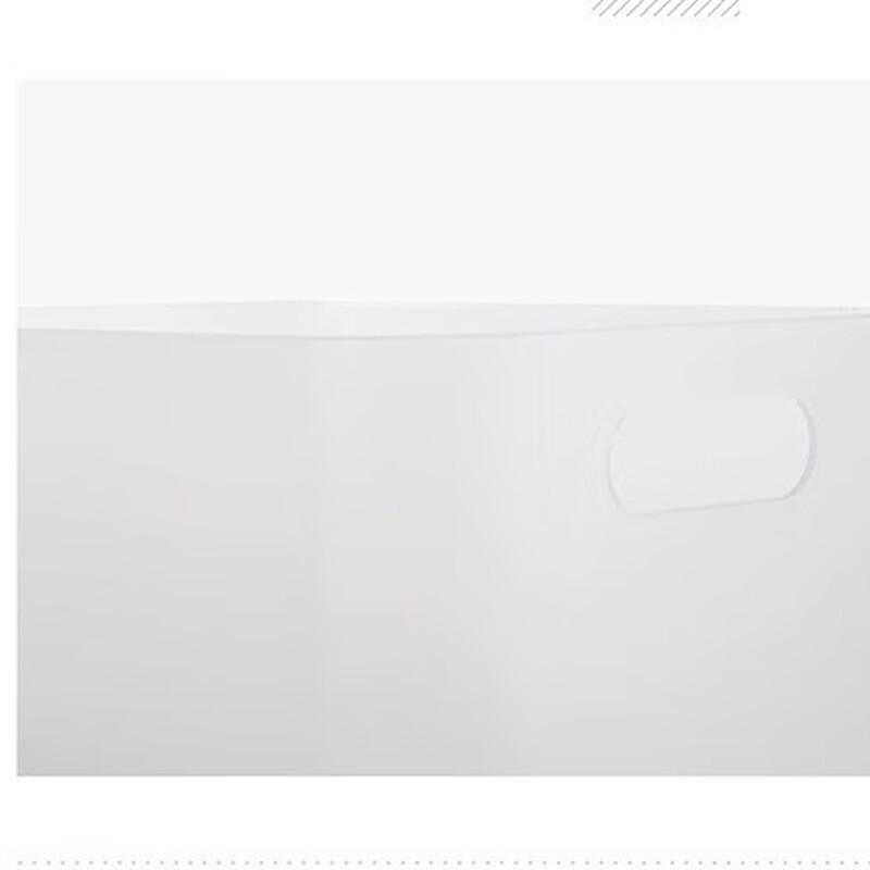 miflame Frosted Divided Mask and Vanity Organizer with Lid