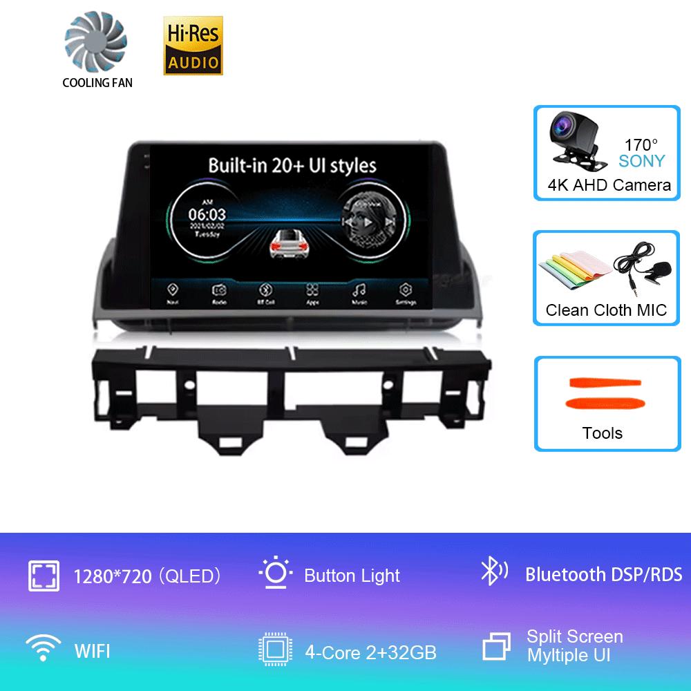 

9 Inch For Mazda 6 2007 2003 2004 2005 2006 2002 - 2015 Multimedia Car DVD Player Navigation GPS Radio Wifi BT 4G LTE 128G Andro CHINA